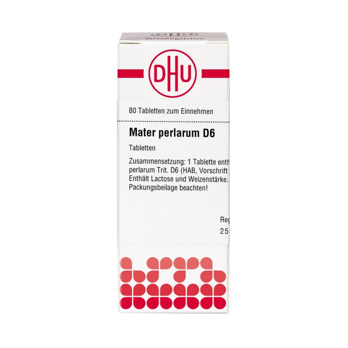 DHU Mater perlarum D6 Tabletten, 80 pcs. Tablets