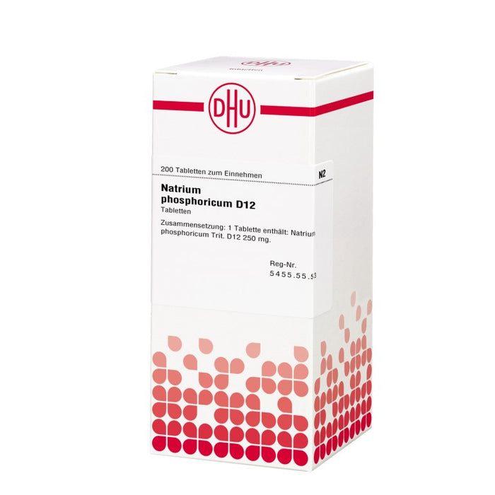 DHU Natrium phosphoricum D12 Tabletten, 200 St. Tabletten