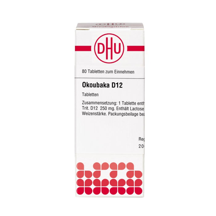 DHU Okoubaka D12 Tabletten, 80 pc Tablettes