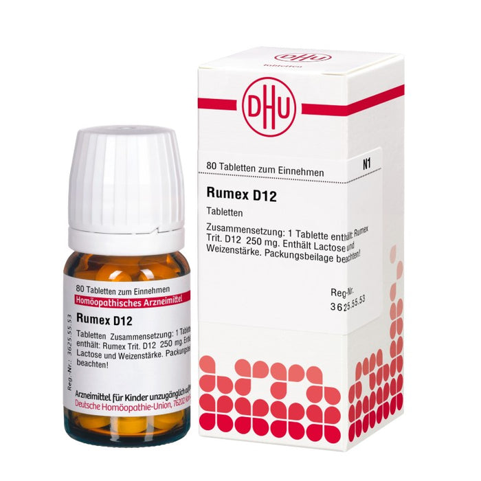 DHU Rumex D12 Tabletten, 80 St. Tabletten