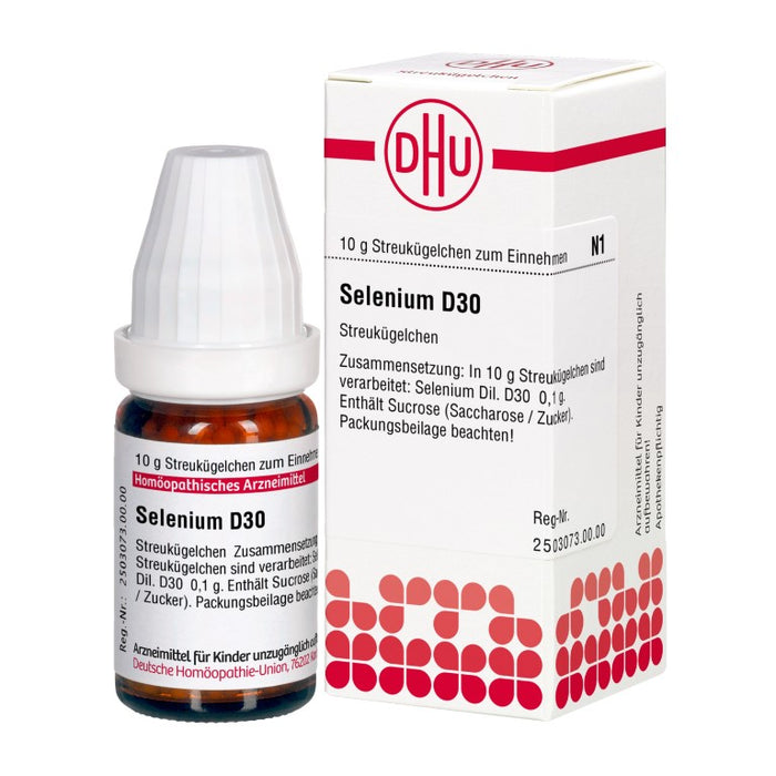 DHU Selenium D30 Streukügelchen, 10 g Globules