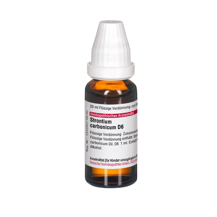 DHU Strontium carbonicum D6 Dilution, 20 ml Lösung