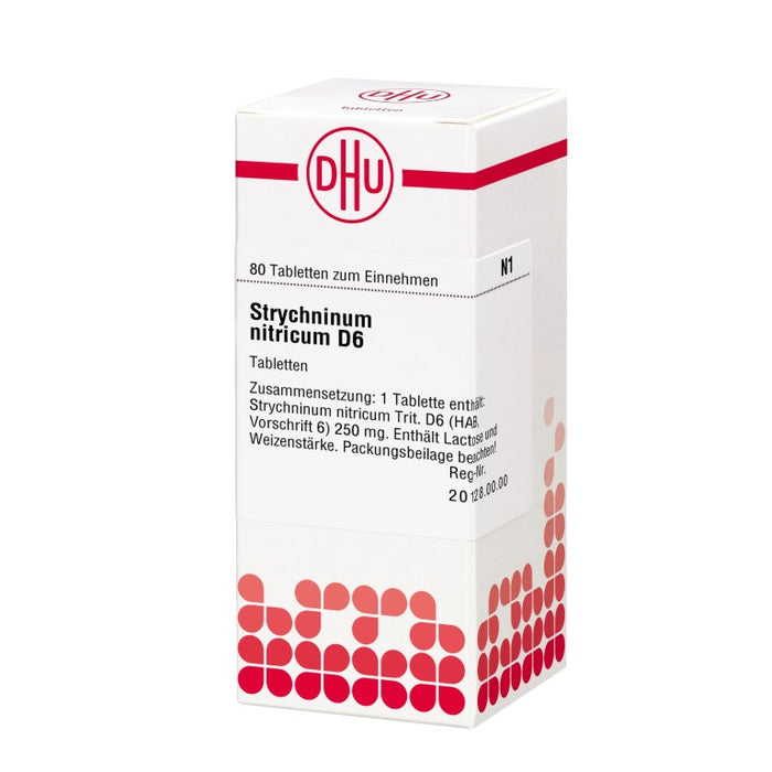 DHU Strychninum nitricum D6 Tabletten, 80 pcs. Tablets