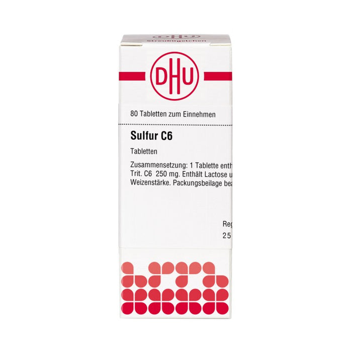 DHU Sulfur C6 Tabletten, 80 pcs. Tablets