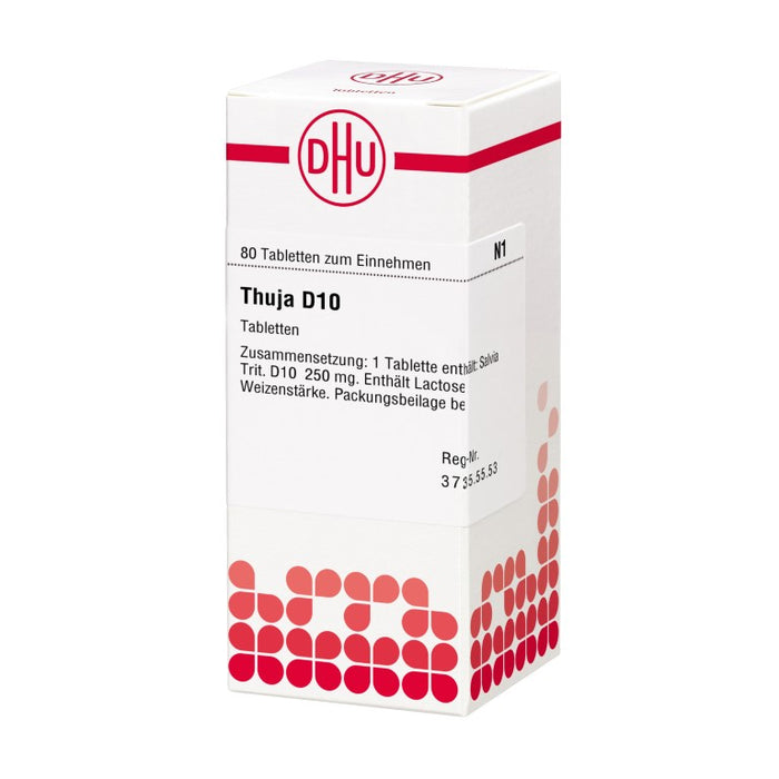 DHU Thuja D10 Tabletten, 80 St. Tabletten