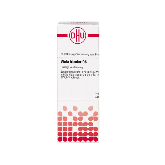 Viola tricolor D6 DHU Dilution, 20 ml Lösung