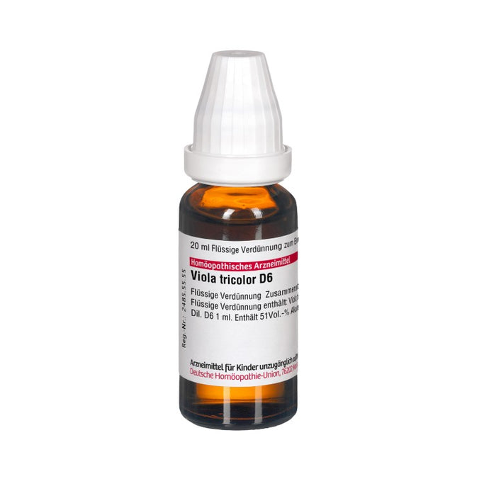 Viola tricolor D6 DHU Dilution, 20 ml Lösung