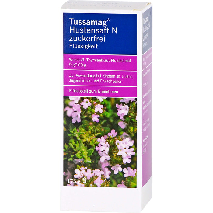 Tussamag Hustensaft N zuckerfrei, 175 g Lösung