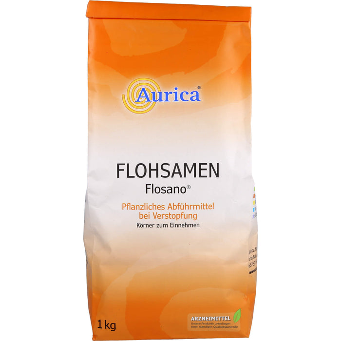 Aurica Flohsamen Flosano bei Verstopfung, 1000 g Pulver