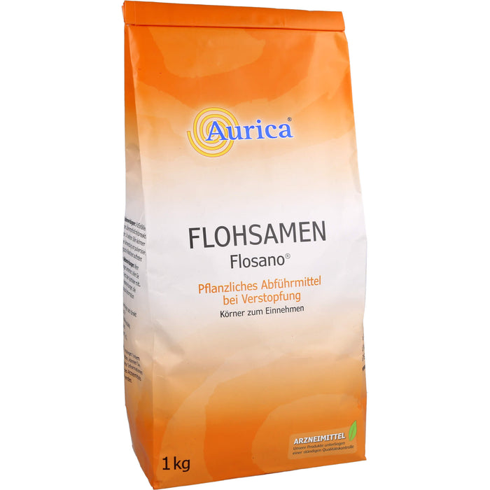 Aurica Flohsamen Flosano bei Verstopfung, 1000 g Pulver