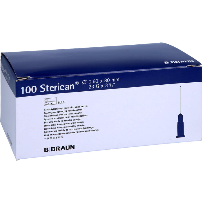 Sterican Kanülen 23Gx3 1/5 0,6x80mm, 100 St KAN