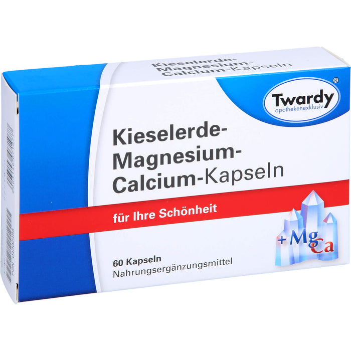 Twardy Kieselerde-Magnesium-Calcium-Kapseln für Ihre Schönheit, 60 pcs. Capsules