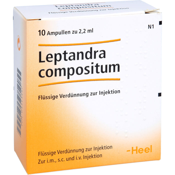 Leptandra compositum Inj.-Lsg., 10 pcs. Ampoules