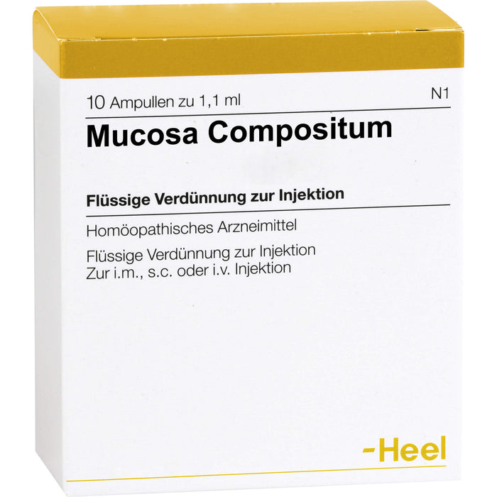 Mucosa compositum Injektionslösung, 10 St. Ampullen