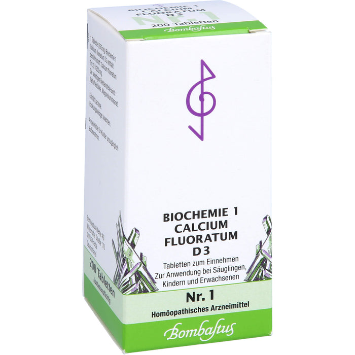 Biochemie 1 Calcium fluoratum Bombastus D3 Tbl., 200 St TAB