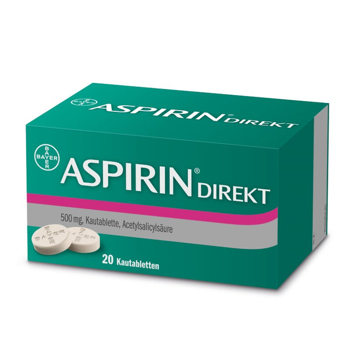 ASPIRIN Direkt Kautabletten, 20 pcs. Tablets