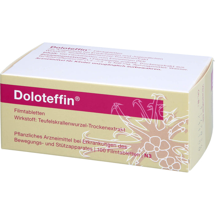 Doloteffin Filmtabletten bei Erkrankungen des Bewegungs- und Stützapparates, 100 pc Tablettes