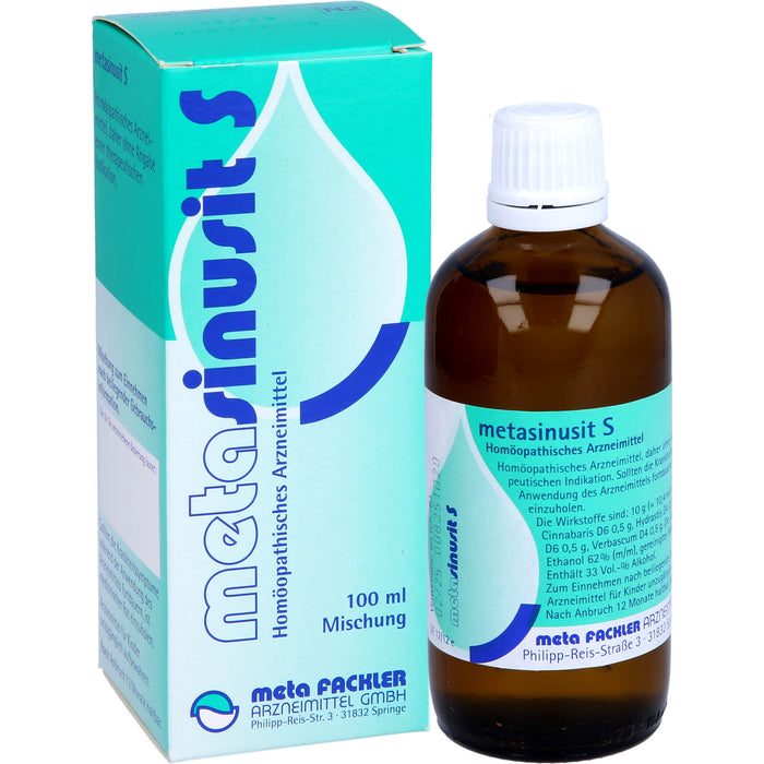 metasinusit S Tropfen, 100 ml MIS