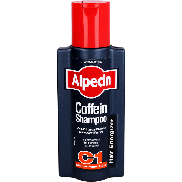 Alpecin Coffein Shampoo C1 stimuliert die Haarwurzeln, 250 ml Shampoing