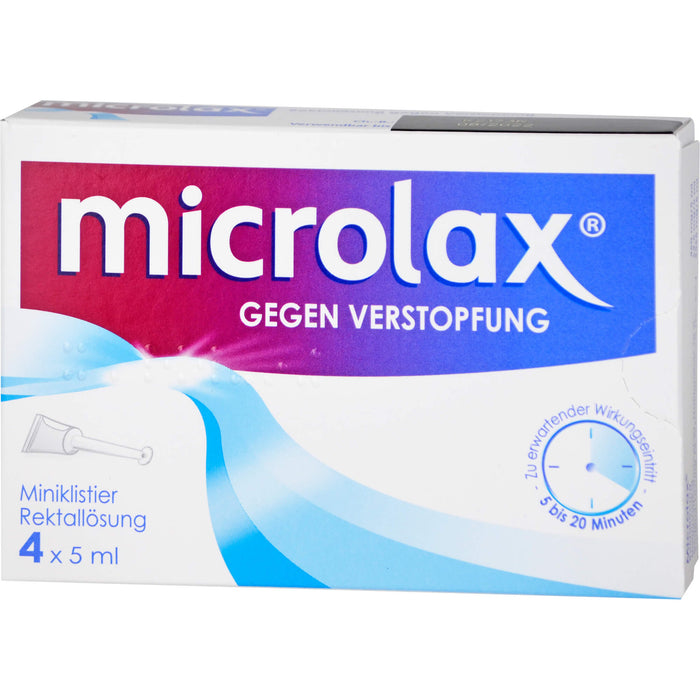 microlax Miniklistier Rektallösung Reimport EMRAmed, 4 pcs. Enemas