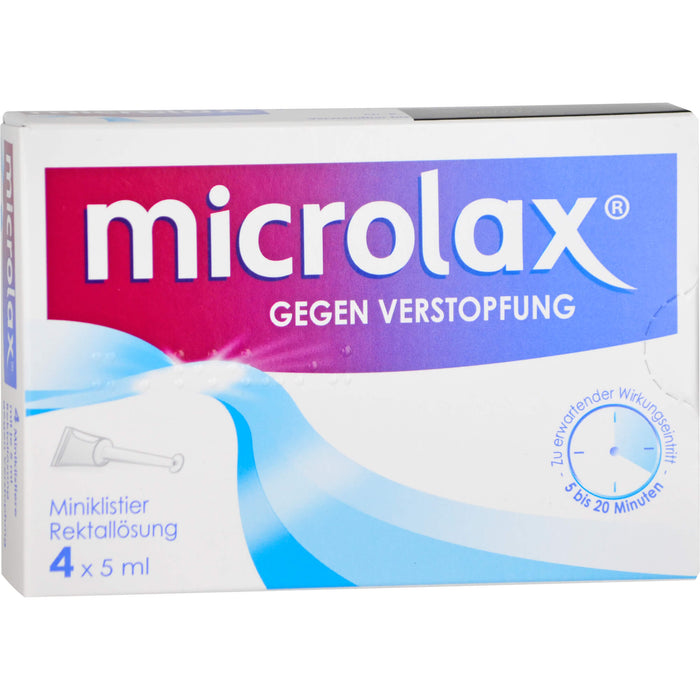 microlax Miniklistier Rektallösung Reimport EMRAmed, 4 pc Lavements