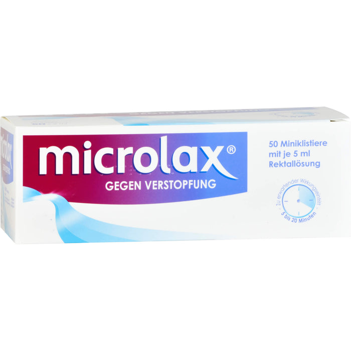 microlax Miniklistier Rektallösung Reimport EMRAmed, 50 pc Lavements