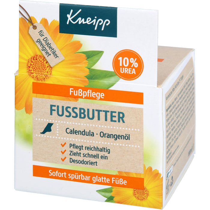 Kneipp Fussbutter Ringelblume-Rosmarin reichhaltige Pflege für trockene Füße, 100 g Creme