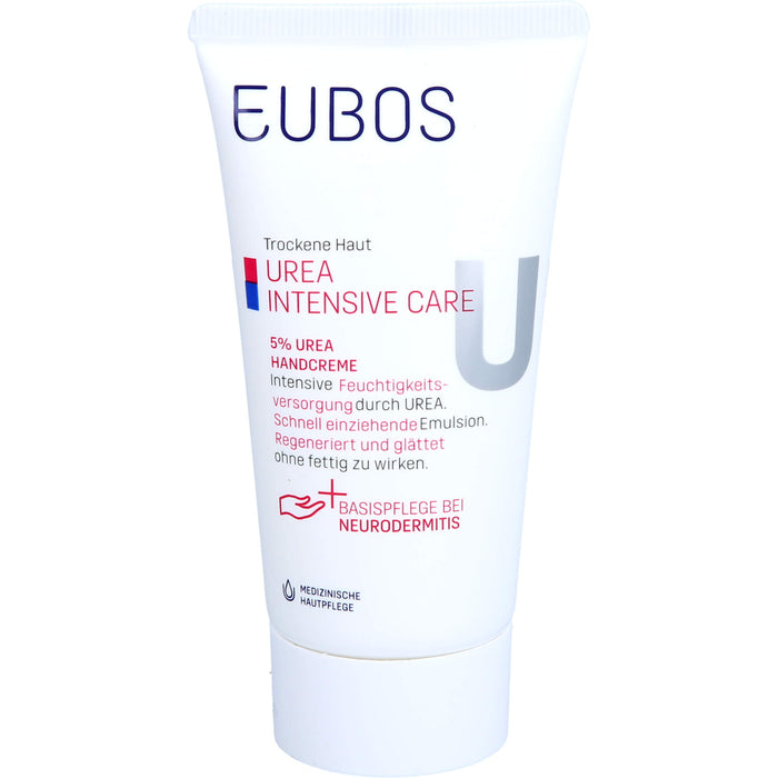 EUBOS Trockene Haut Urea 5% Handcreme, 75 ml Crème