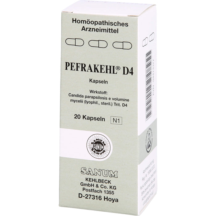 Pefrakehl D4 Kaps., 20 pc Capsules