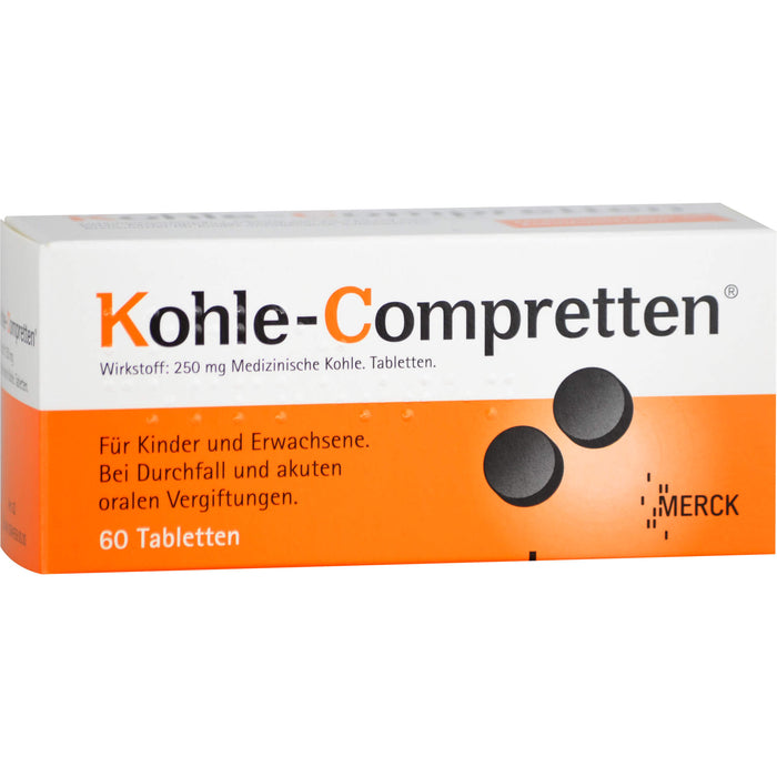 Kohle-Compretten, Tabletten, 60 St TAB