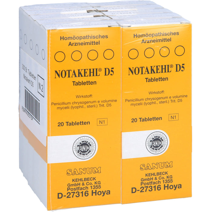 NOTAKEHL D5 Tabletten, 200 St. Tabletten