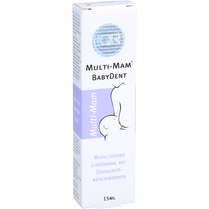 MULTI-MAM BabyDent bei Zahnungsbeschwerden Gel, 15 ml Gel