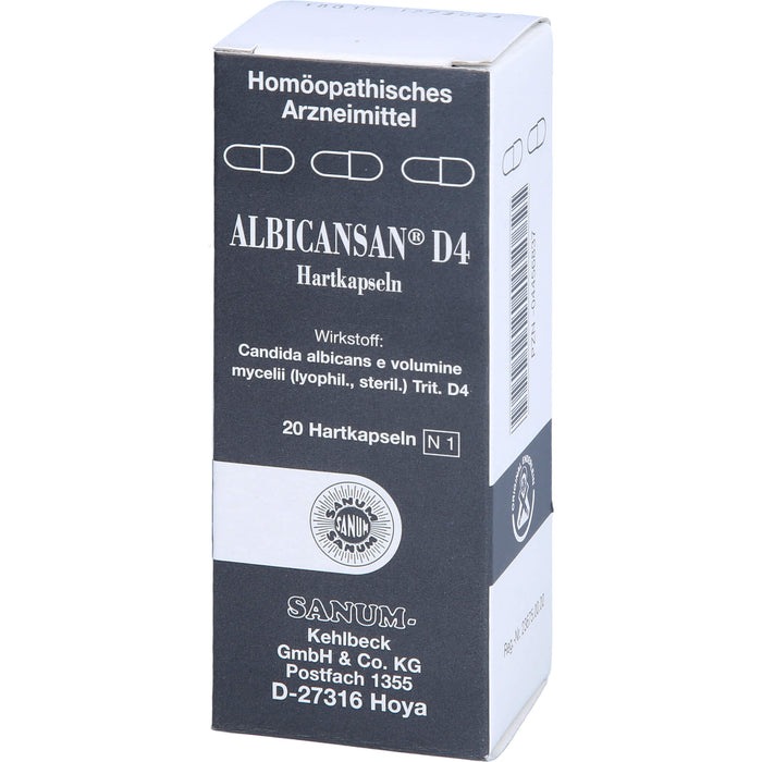 Albicansan D4 Sanum-Kehlbeck Kaps., 20 pc Capsules