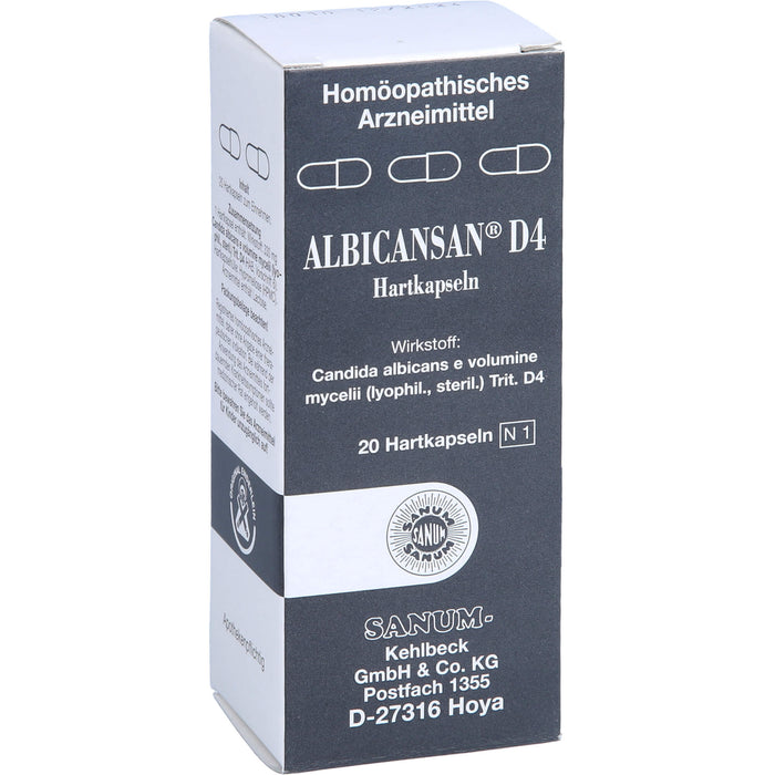 Albicansan D4 Sanum-Kehlbeck Kaps., 20 pcs. Capsules