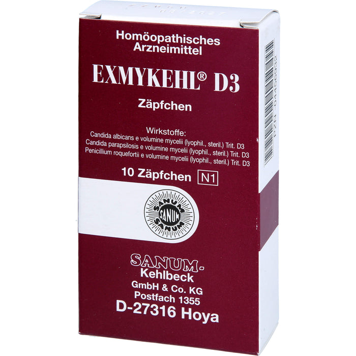 EXMYKEHL D3 Zäpfchen, 10 pc Suppositoires