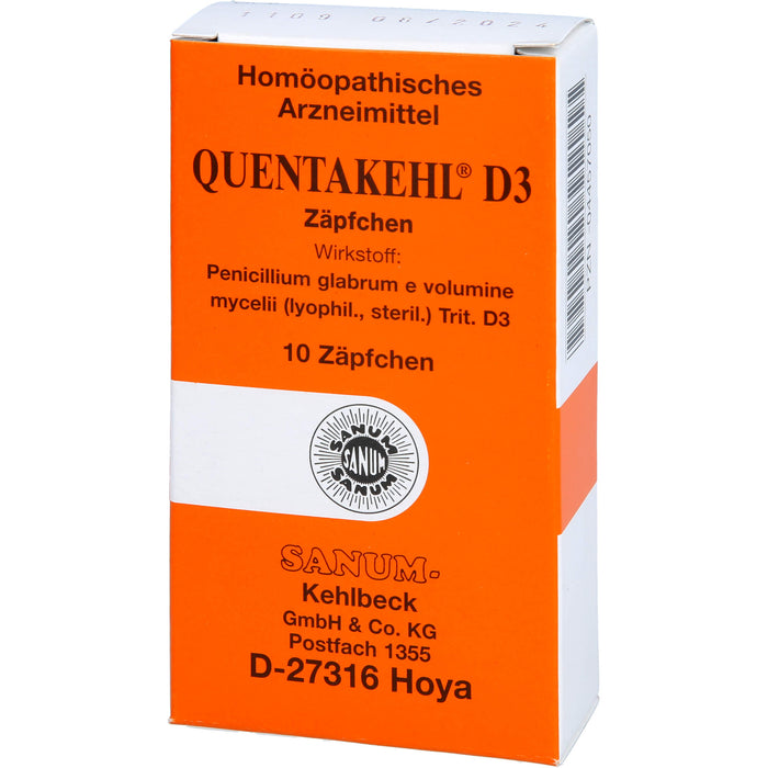 QUENTAKEHL D3 Zäpfchen, 10 pcs. Suppositories