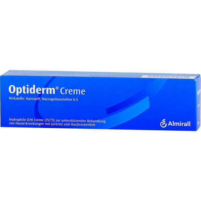 Optiderm Creme bei Hauterkrankungen mit Juckreiz und Hauttrockenheit, 100 g Crème