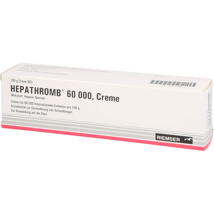 Hepathromb 60 000, Creme, 100 g Cream