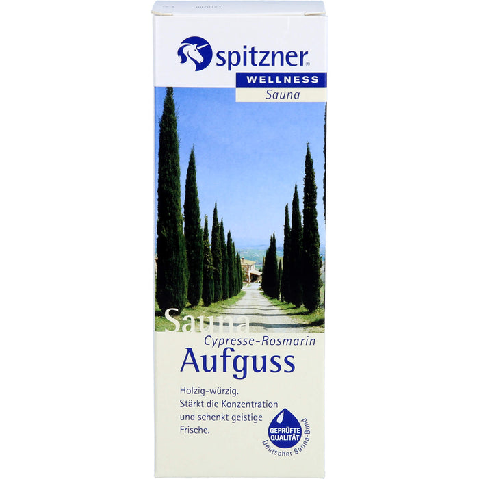 Spitzner Saunaaufguss Cypresse-Rosmarin Wellness, 190 ml KON