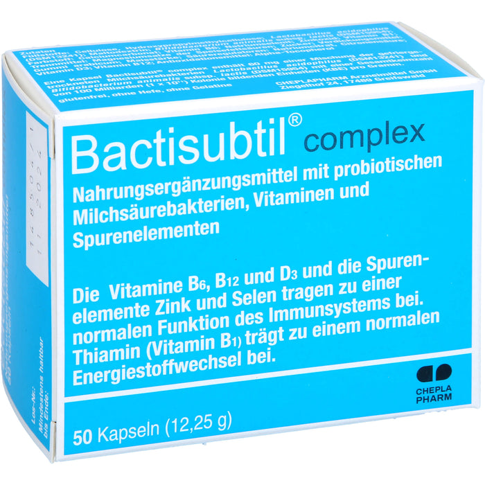 Bactisubtil complex Kapseln, 50 pcs. Capsules