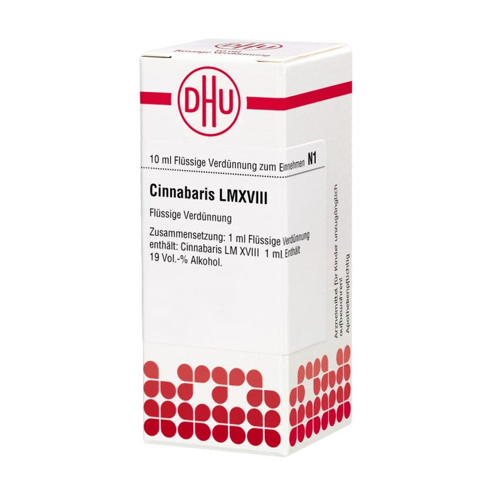 Cinnabaris LM XVIII DHU Dilution, 10 ml Lösung