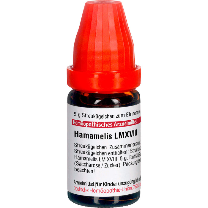 DHU Hamamelis LM XVIII Streukügelchen, 5 g Globuli