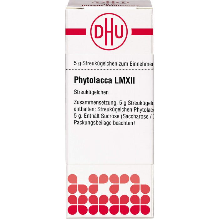 DHU Phytolacca LM XII Streukügelchen, 5 g Globuli