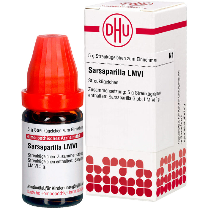 Sarsaparilla LM VI DHU Globuli, 5 g Globuli