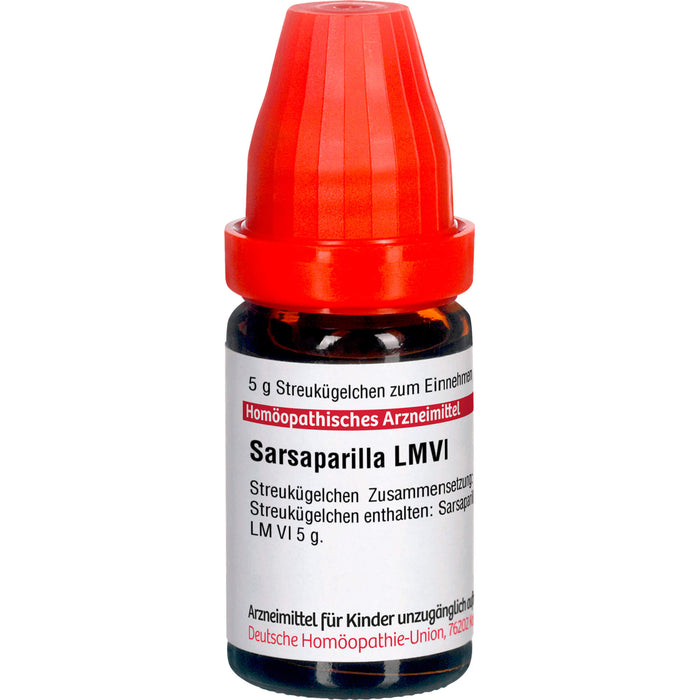 DHU Sarsaparilla LM VI Streukügelchen, 5 g Globules