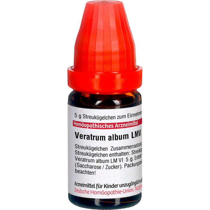 DHU Veratrum album LM VI Streukügelchen, 5 g Globules