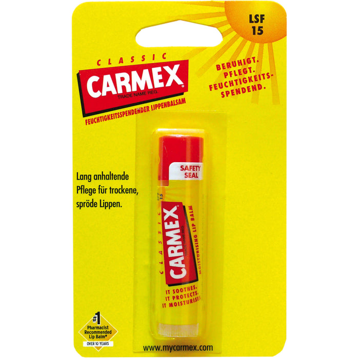 Carmex Lippenbalsam f. trockene spröde Lippen, 4.25 g STI