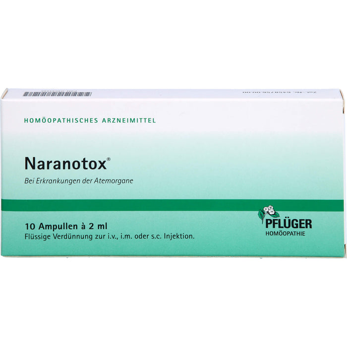 Naranotox Ampullen bei Erkrankungen der Atemorgane, 10 St. Ampullen