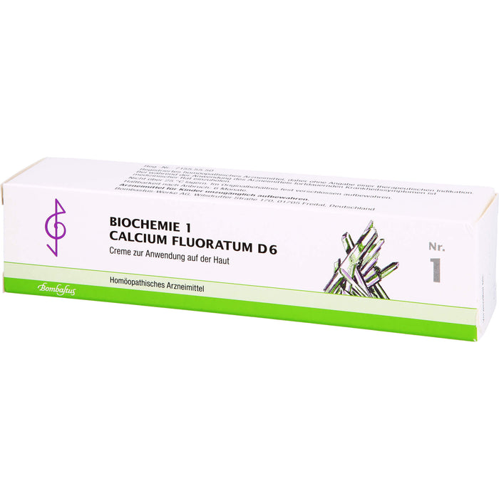 Biochemie 1 Calcium fluoratum Bombastus D6 Creme, 100 ml Crème