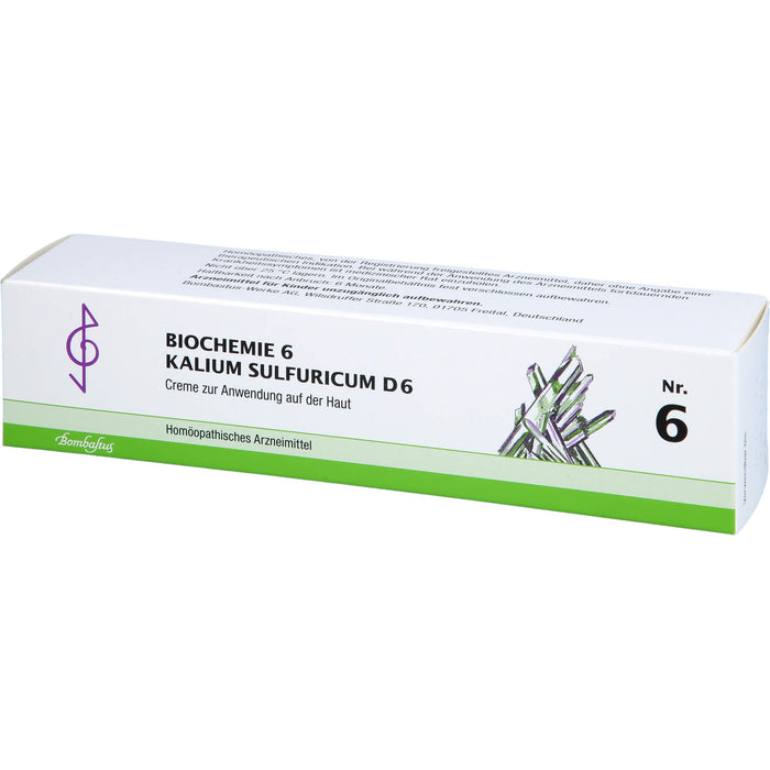 Biochemie 6 Kalium sulfuricum Bombastus D6 Creme, 100 ml Cream